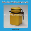 Elegant ceramic sugar canister